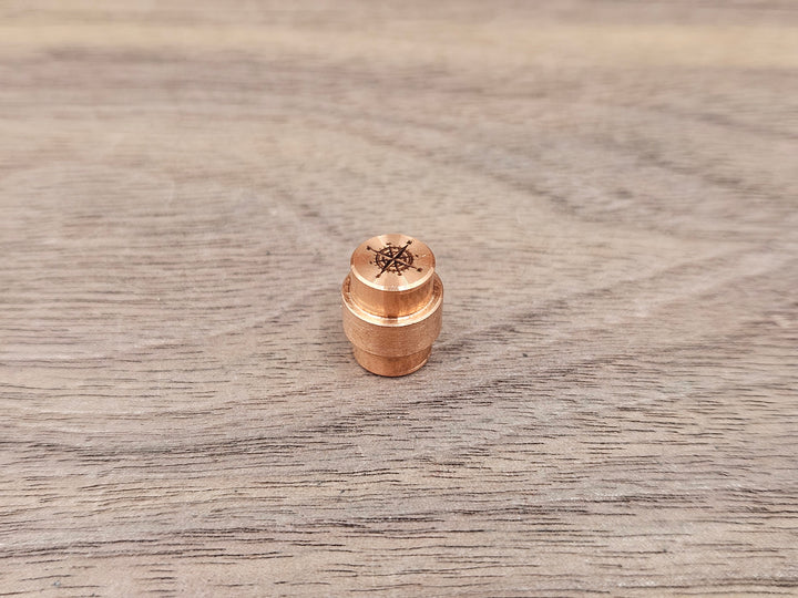 CLR Hole Plug for Spyderco Pm2/Pm3 Copper - Compass
