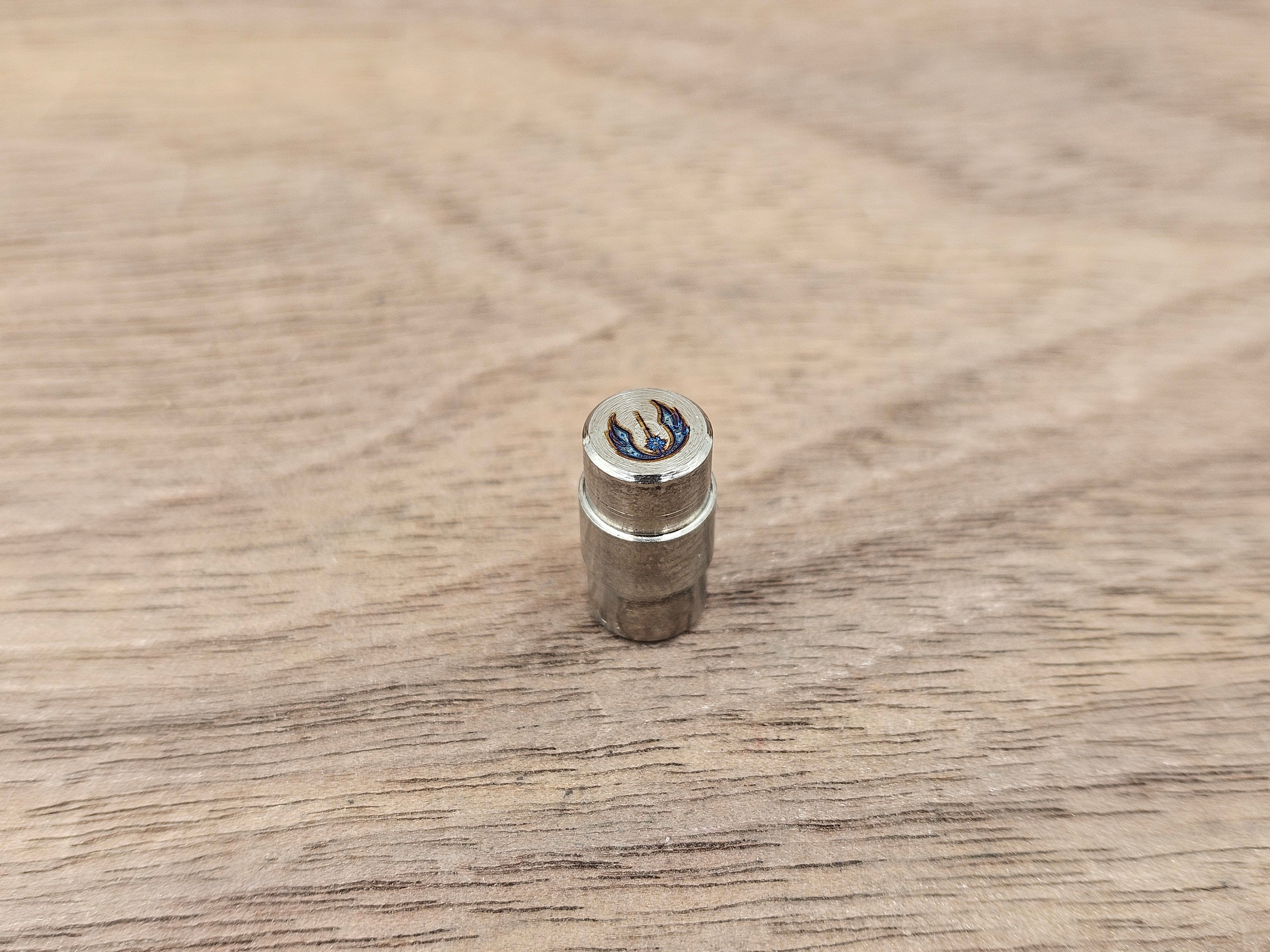 CLR Hole Plug for Spyderco Smock Titanium - Jedi lasered