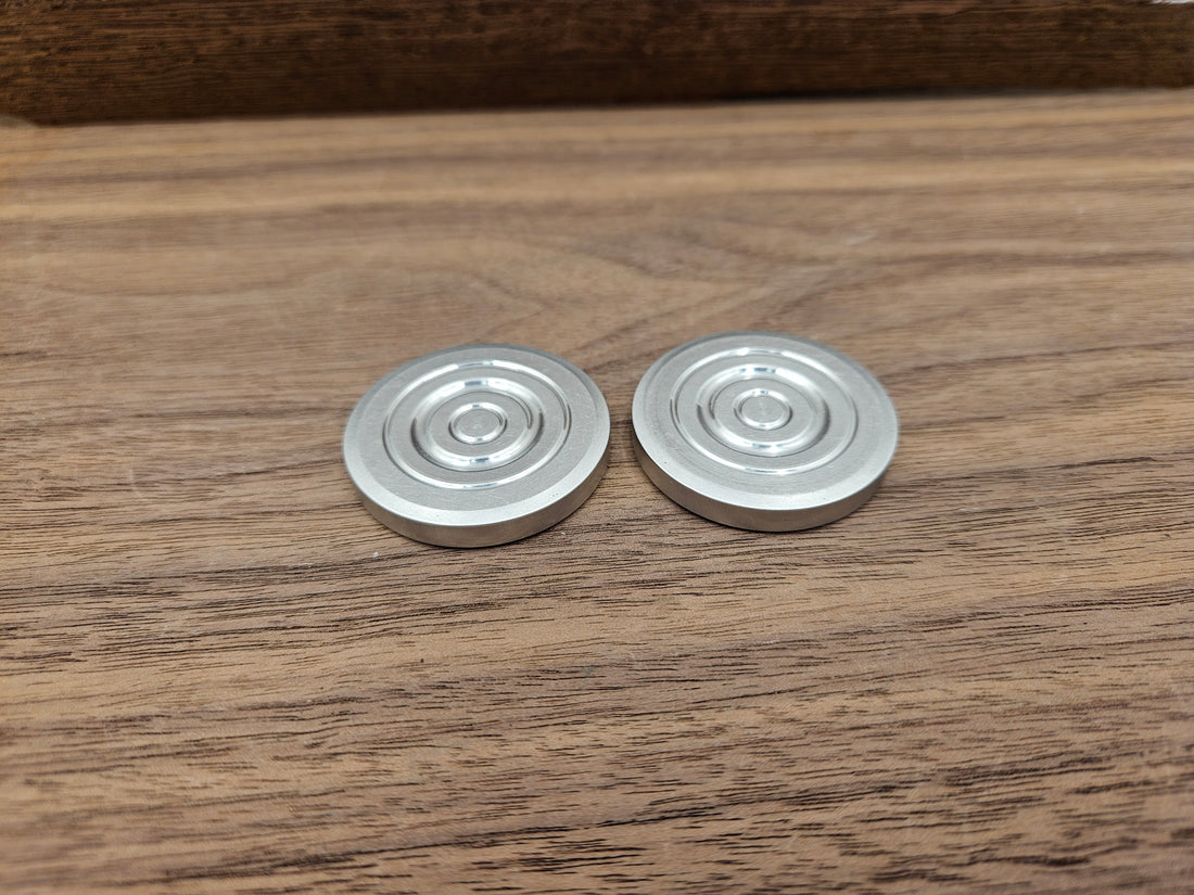 CLR Aluminum Parallel position Magnets ORBITER Aluminum Haptic Coins Slider Fidget