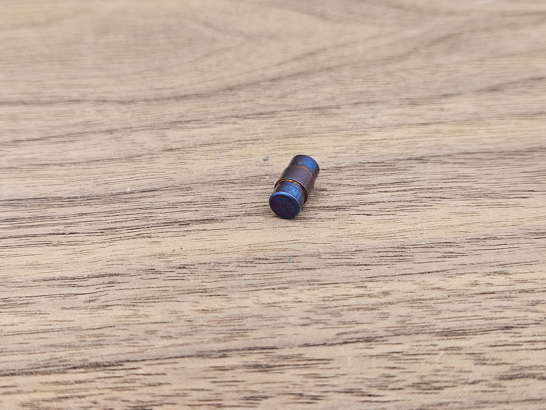CLR Hole Plug for Spyderco Smock Titanium - Rainbow Flamed