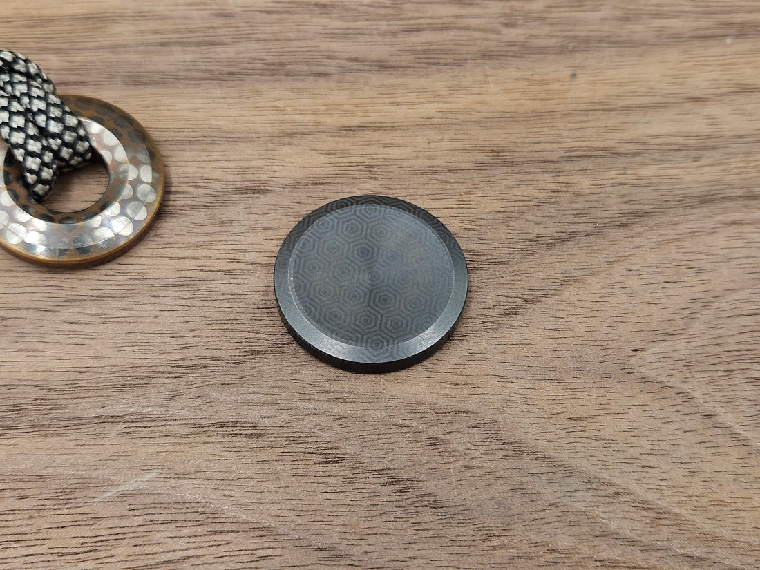 CLR Worry Coins Tungsten 100 - Honeycomb Flamed