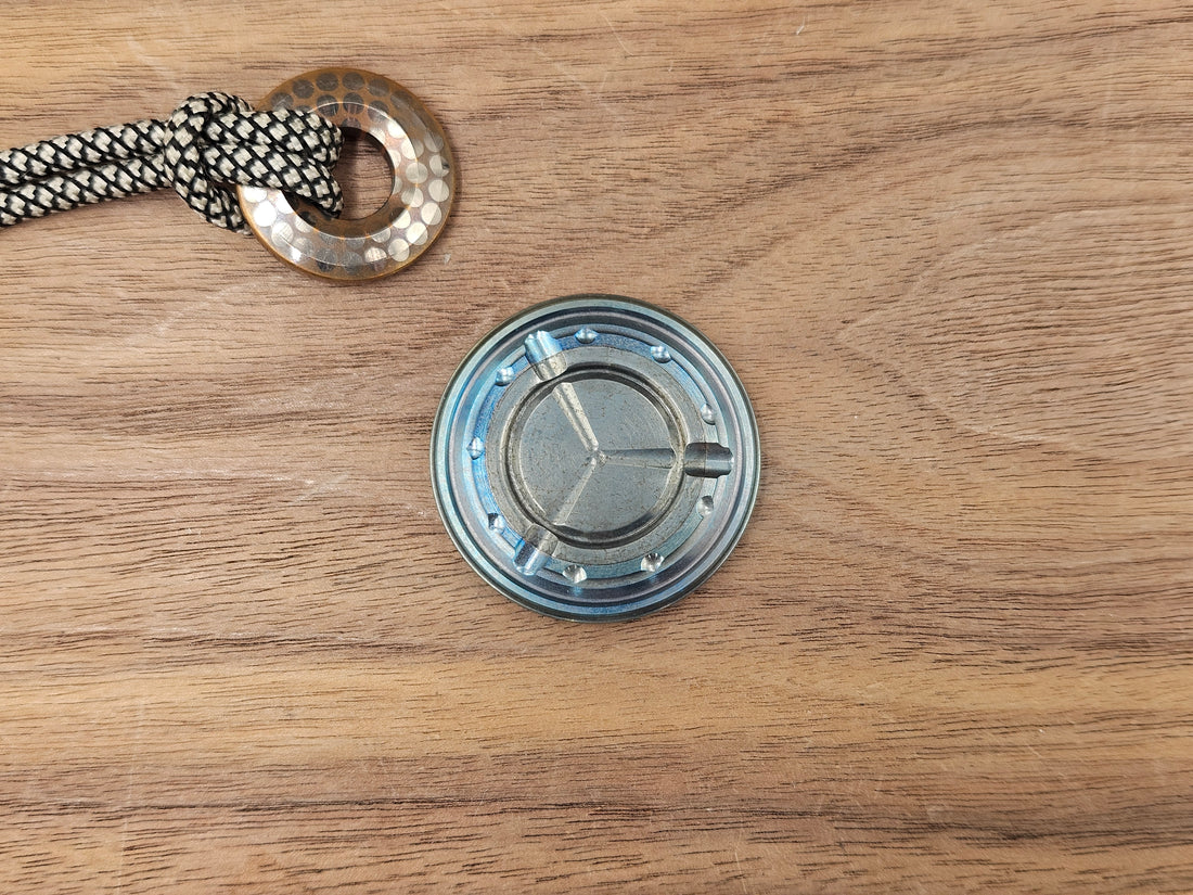 Megatron Coin 148 Tungsten Damascus Steel - DragonSkin