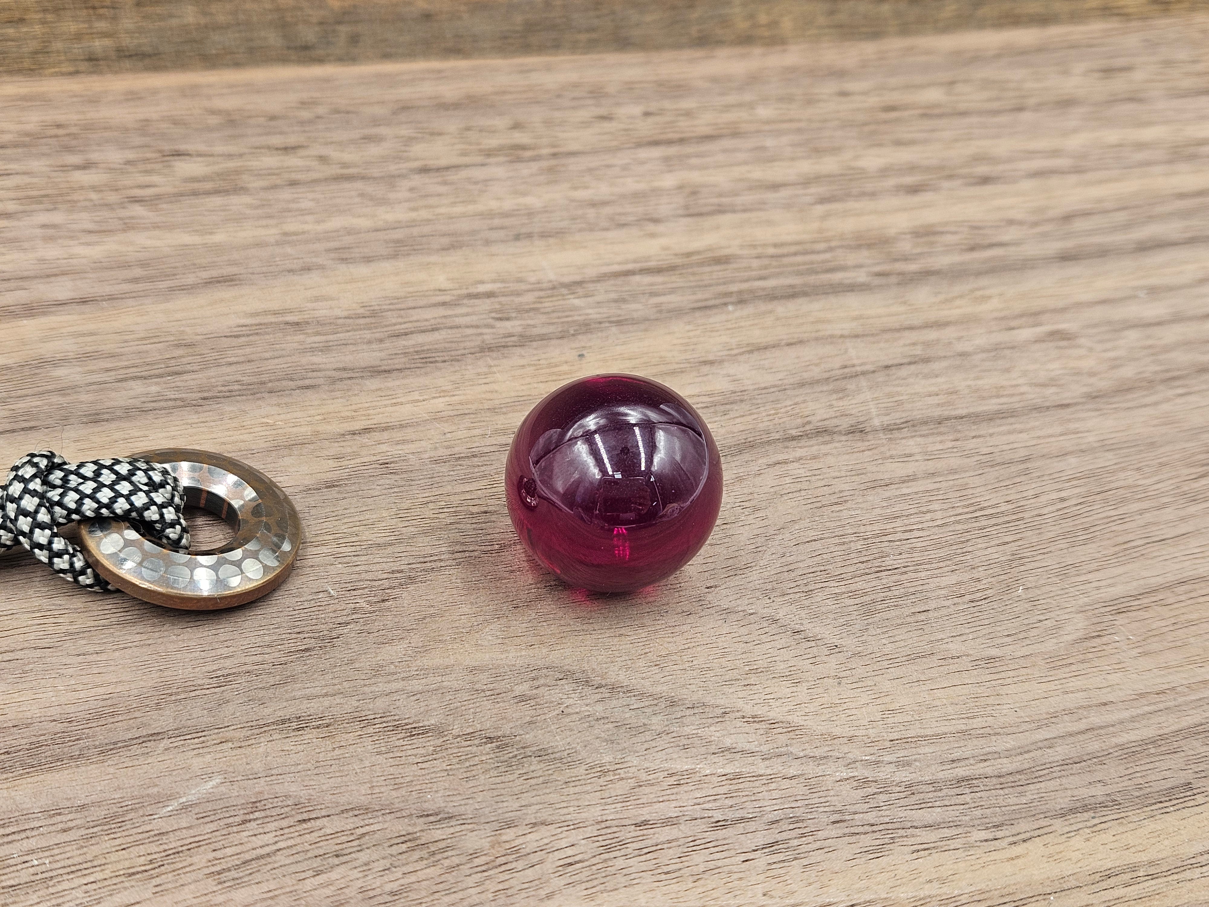 Ruby Corundum Sphere 25mm
