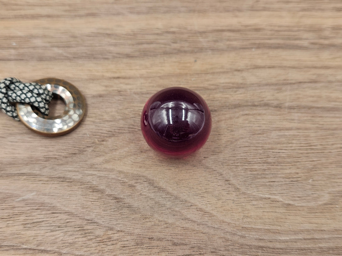Ruby Corundum Sphere 25mm