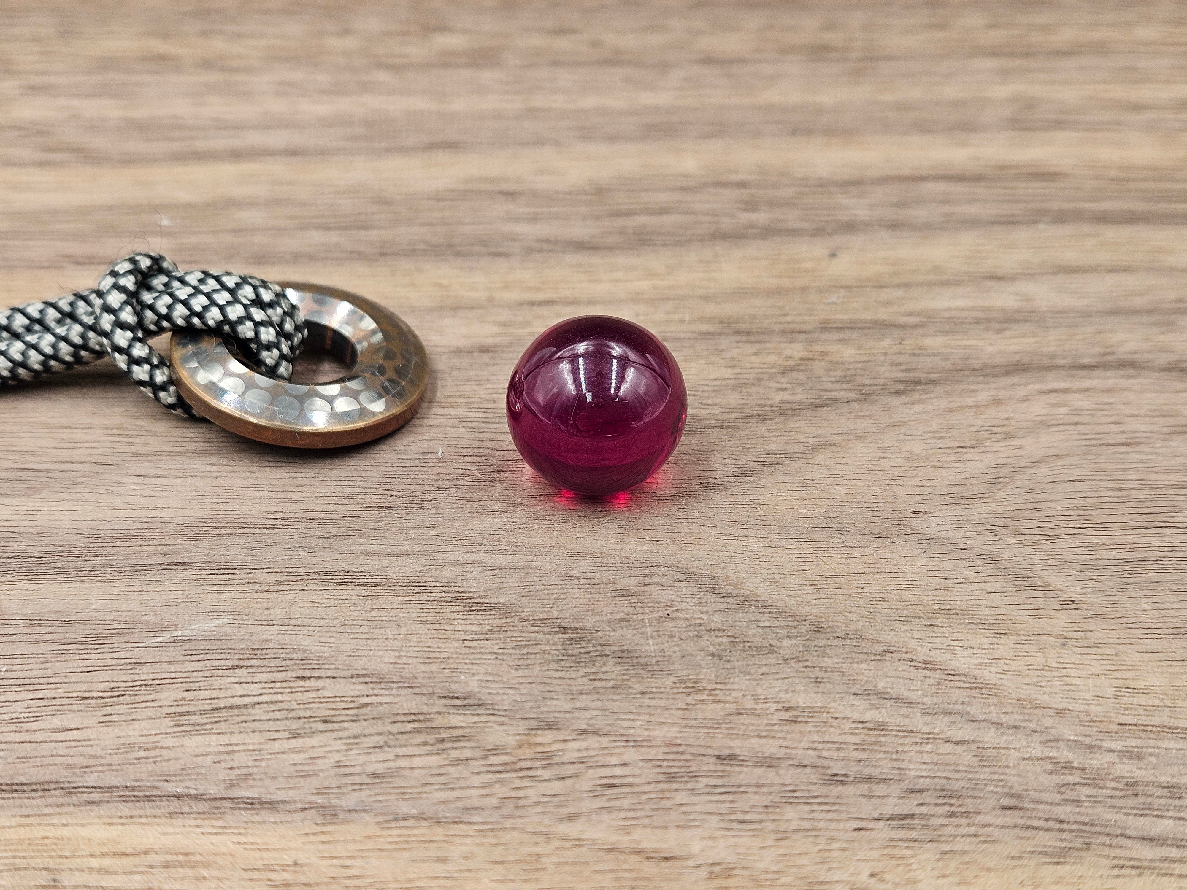 Ruby Corundum Sphere 16mm