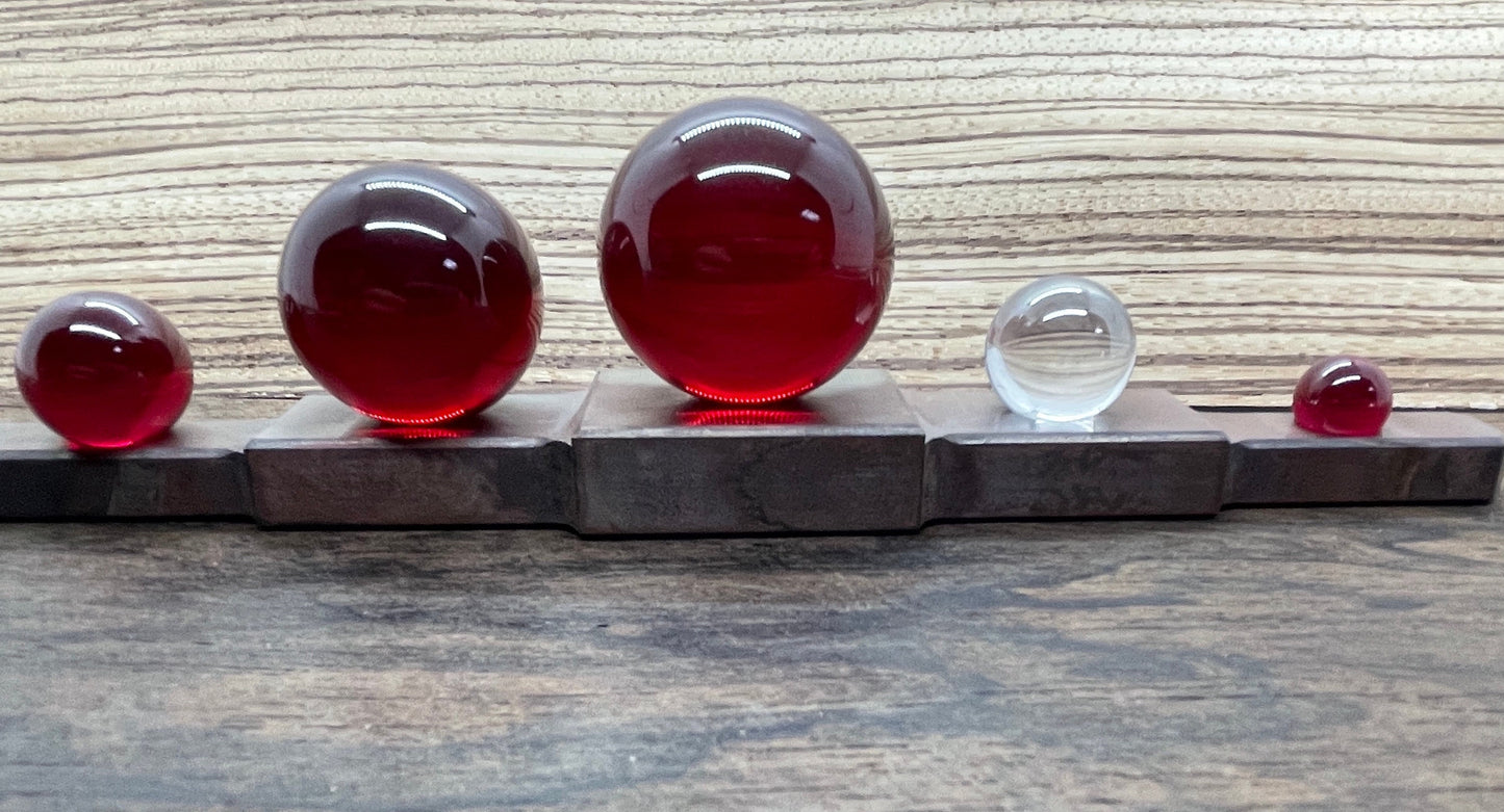 4 sizes Ruby spheres 45% off 30mm 25mm 16mm 10mm Ruby Corundum