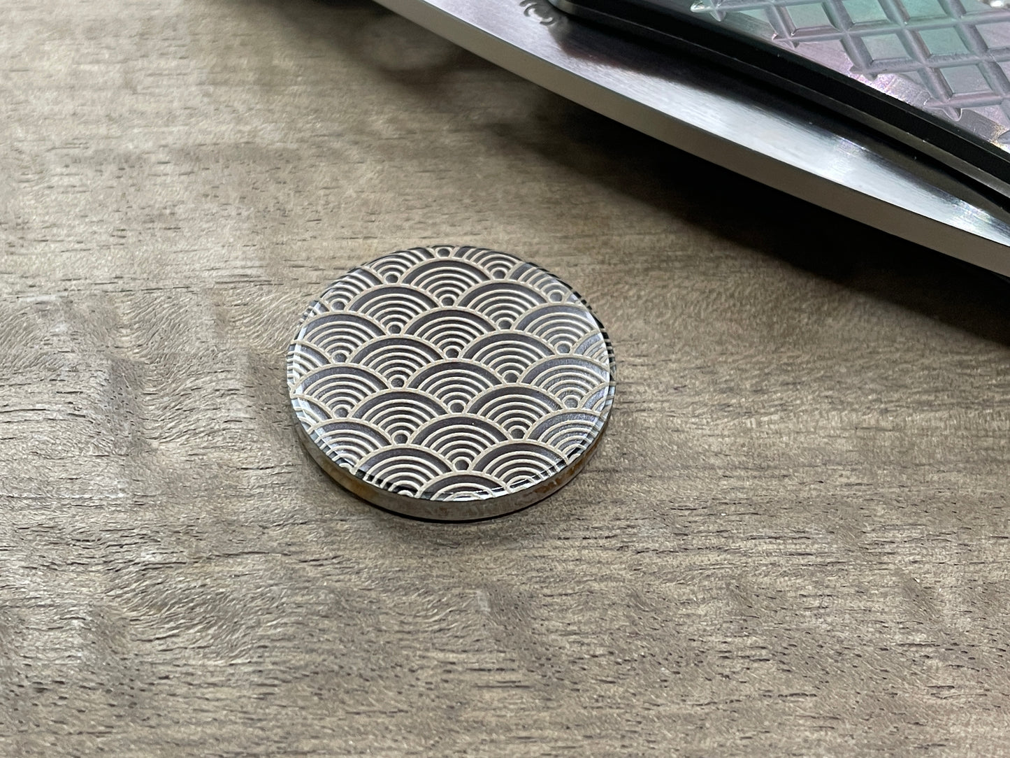 SEIGAIHA Stainless Steel Coin for Billetspin GAMBIT