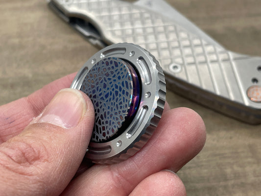 Nebula Flamed Titanium Coin for Billetspin GAMBIT