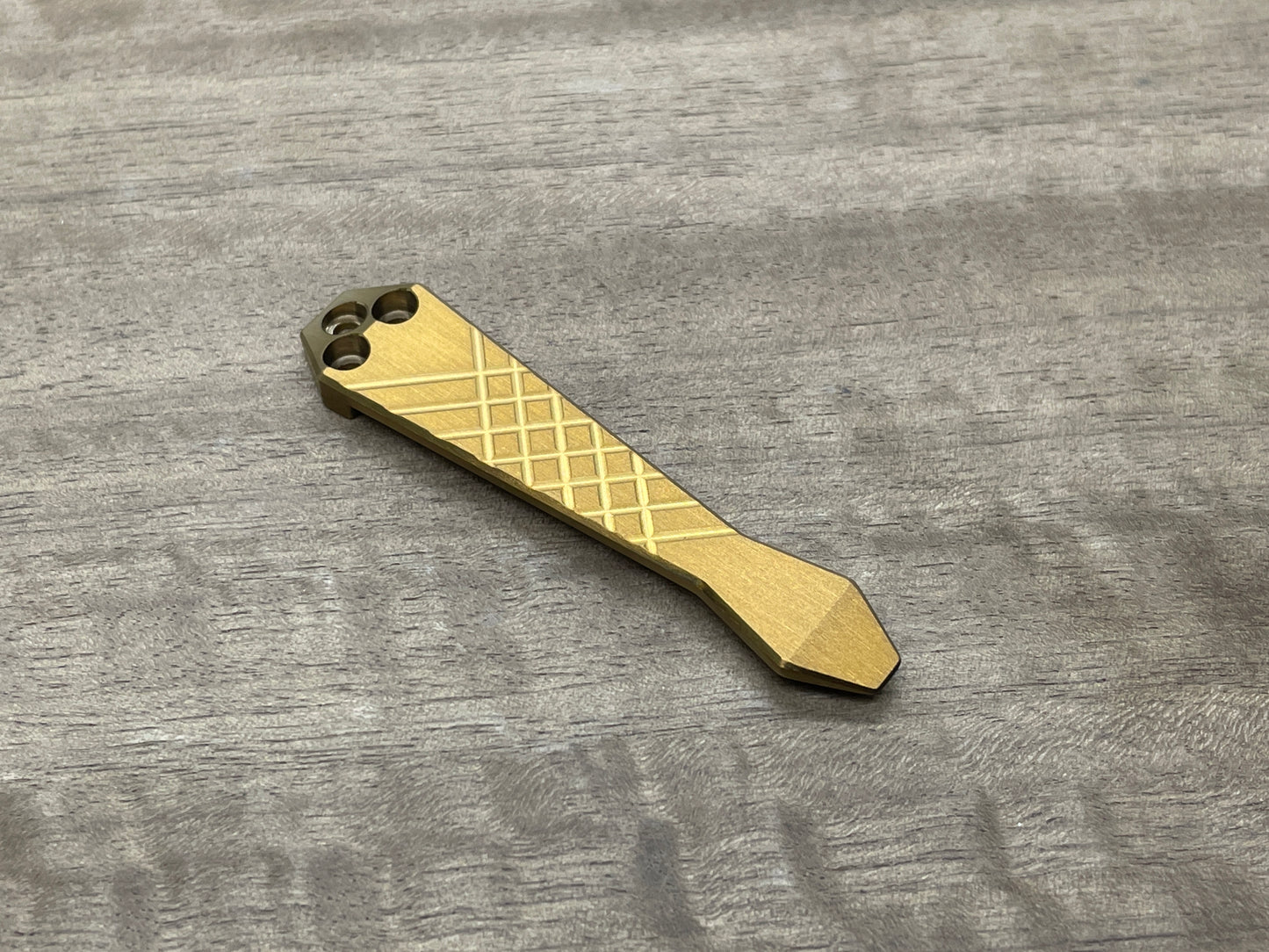 FRAG Cnc milled Titanium CLIP for most Spyderco models