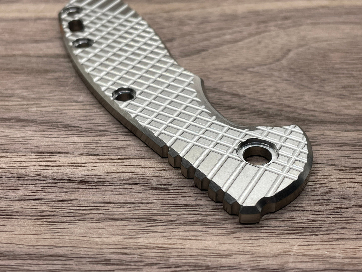 Stone Washed FRAG Cnc milled Titanium scale for XM-18 3.5 HINDERER