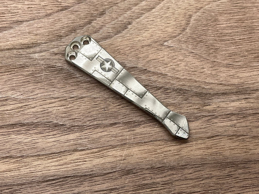 P40 RIVETED engraved SPIDY Titanium CLIP for most Benchmade models