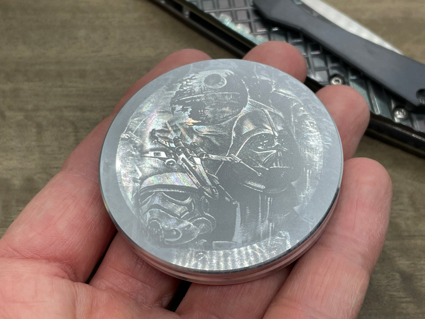 4 sizes Star Wars Aerospace grade Aluminum Worry Coin