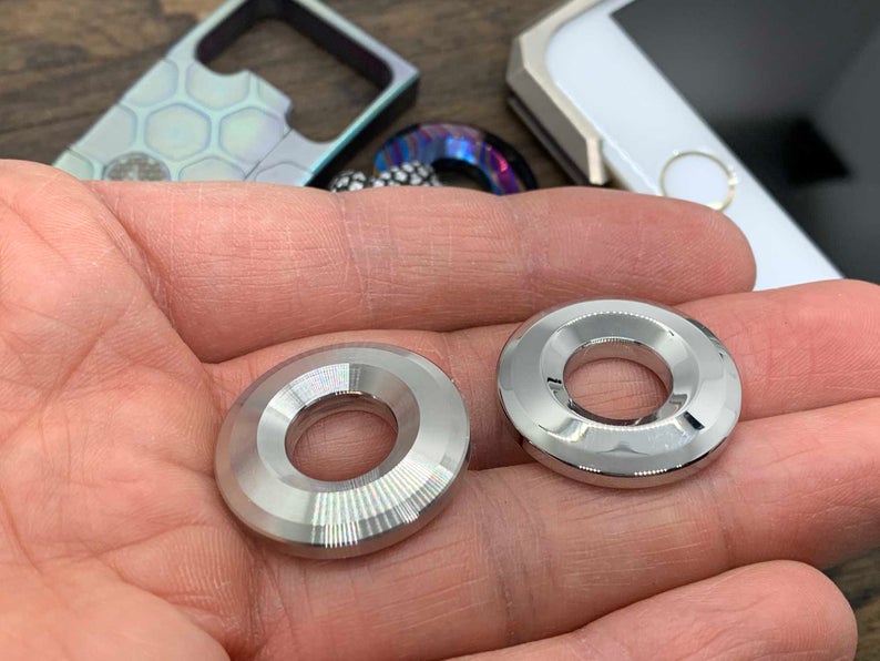 Lanyard Bead 1 inch Zirconium