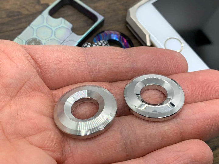 Lanyard Bead 1 inch Zirconium