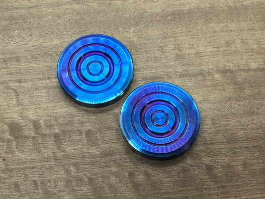 ORBITER Flamed Titanium Parallel position Magnets Haptic Coins Fidget