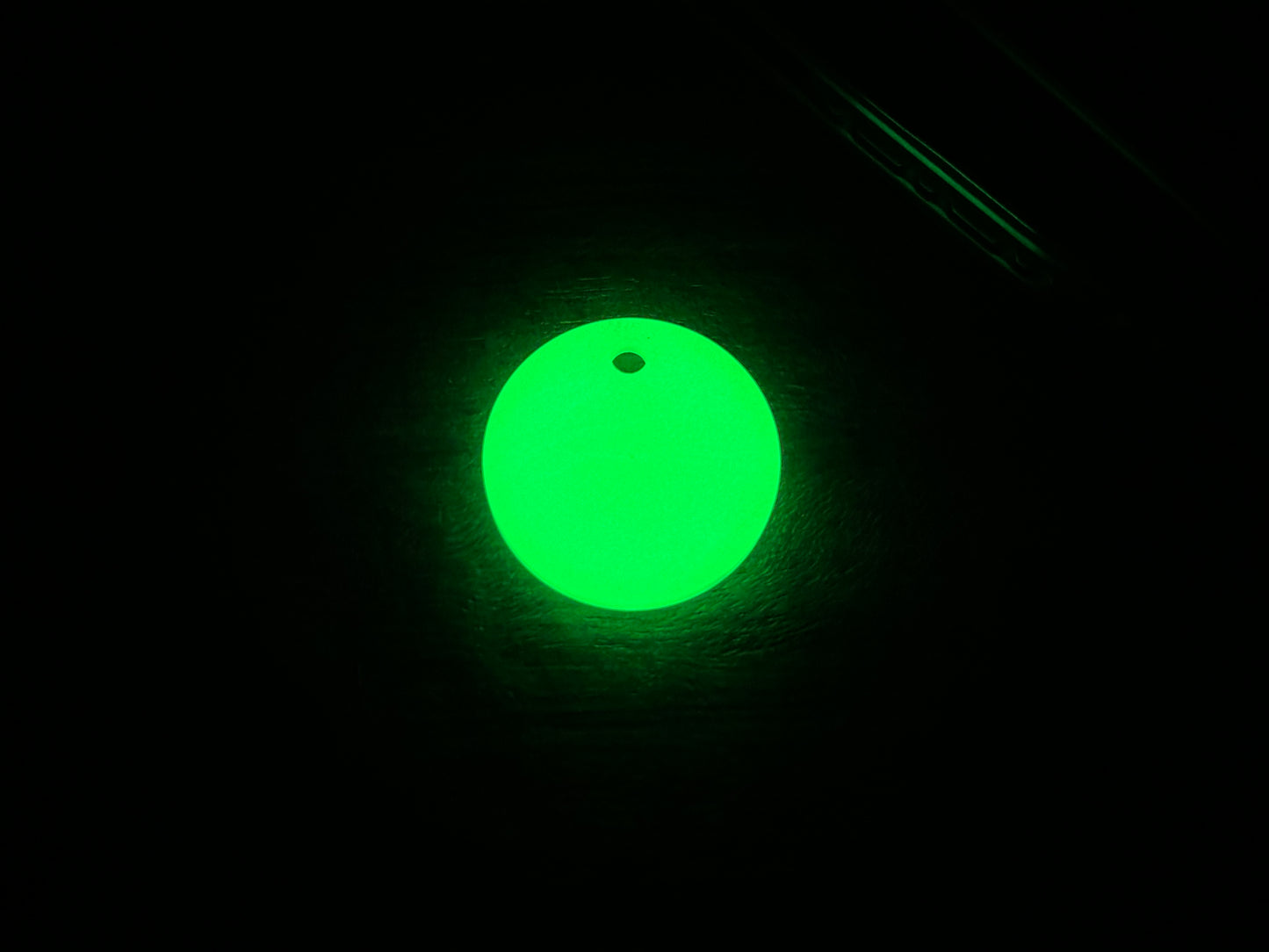 TurboGlow Green Brightest PENDANT Keychain