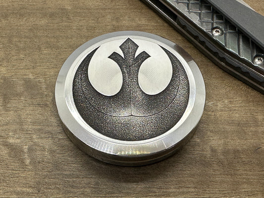 4 sizes Rebel Alliance vs Imperial Galactic Stainless Steel Worry Coin