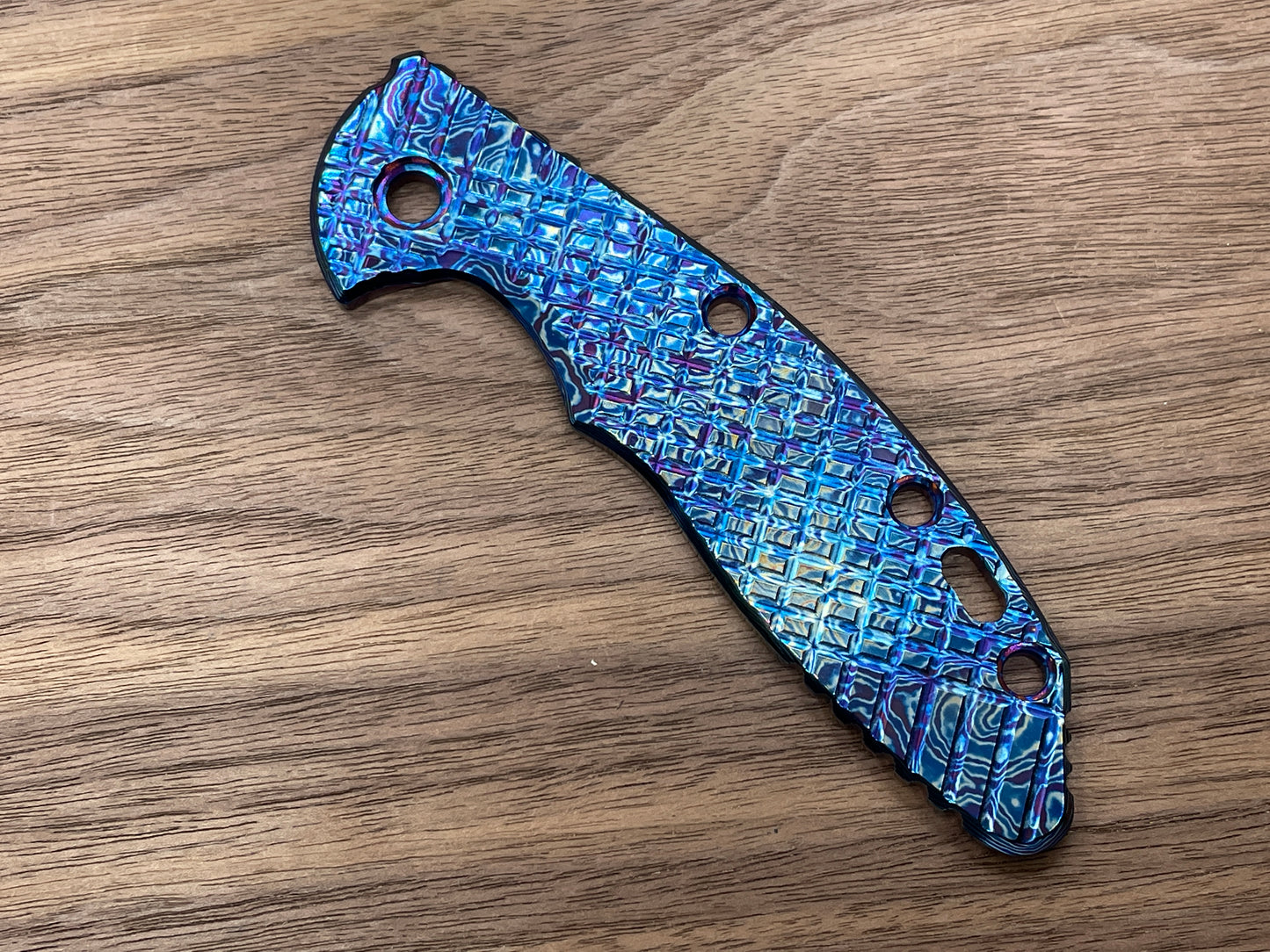 DRAGONFIRE Frag Cnc milled Timascus scale for XM-18 3.5 HINDERER