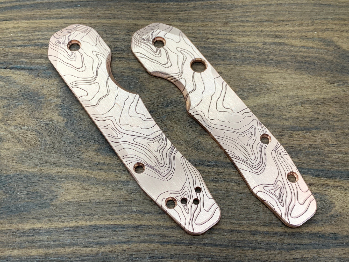 TOPO Copper Scales for Spyderco SMOCK