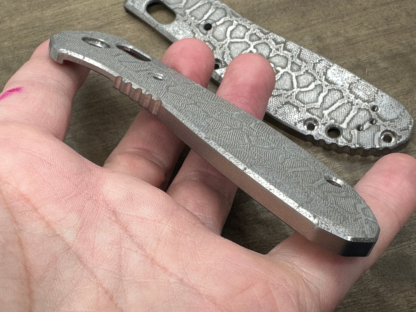 Reptilian Titanium Scales for Benchmade GRIPTILIAN 551 & 550