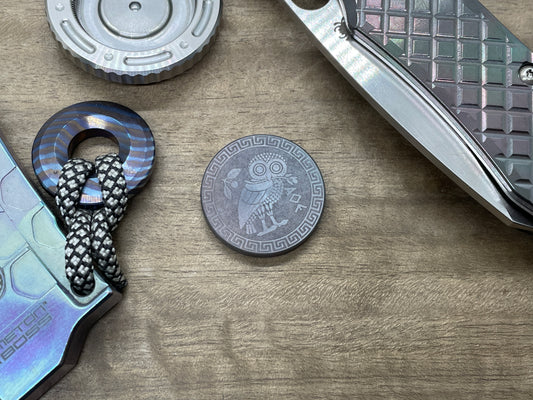 The OWL Black Tungsten Coin for Billetspin GAMBIT