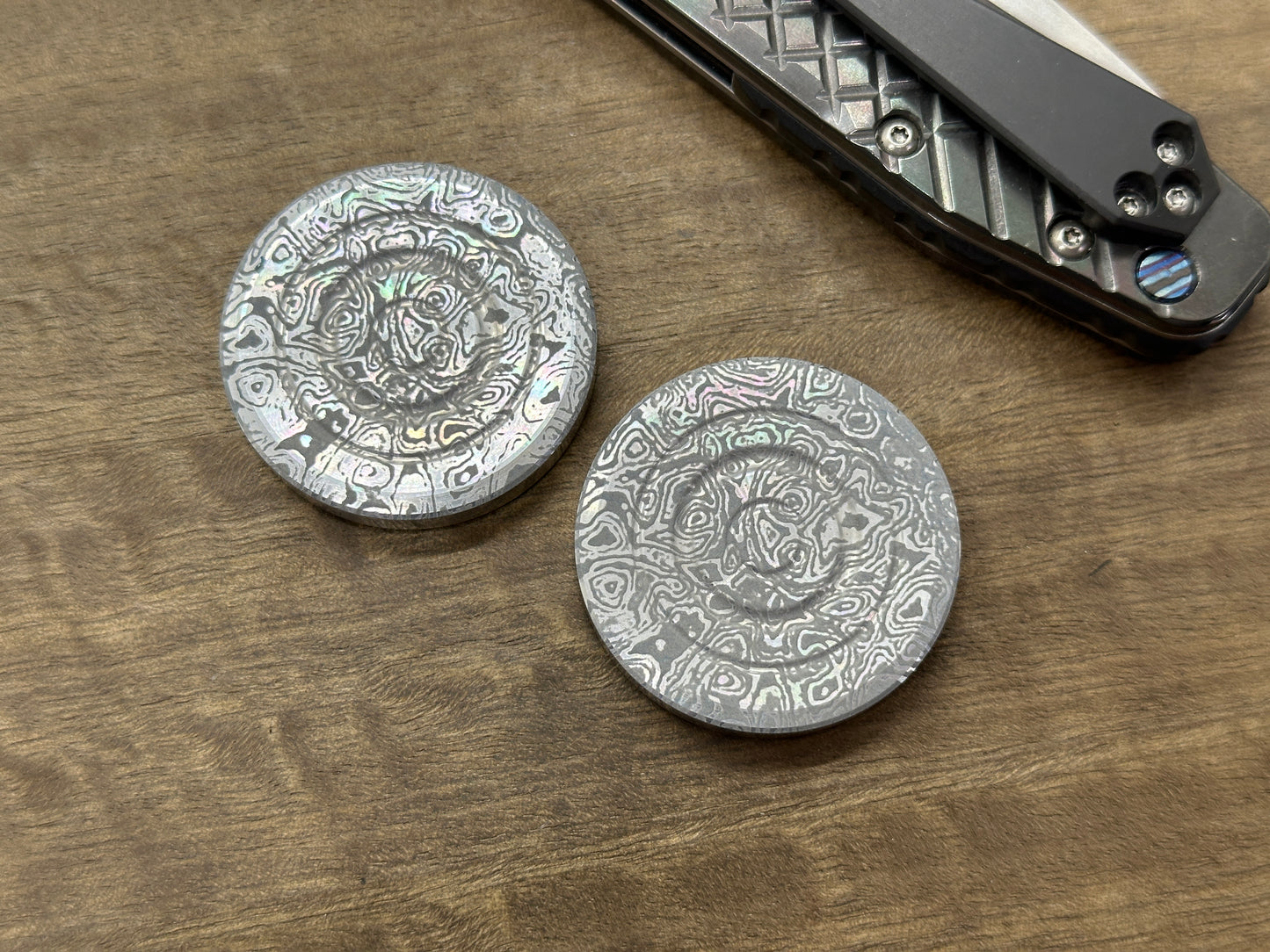 ALIEN Parallel position Magnets ORBITER Aluminum Haptic Coins Slider Fidget