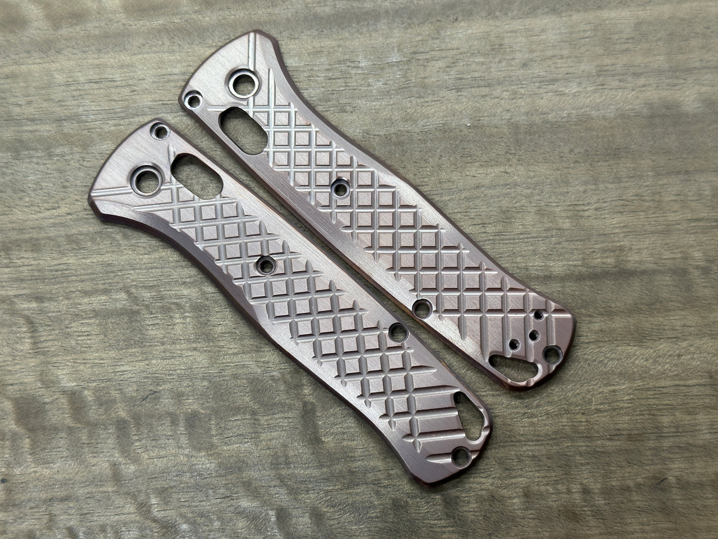 FRAG Cnc milled DARK Copper Scales for Benchmade Bugout 535