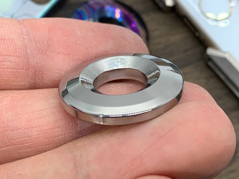 Lanyard Bead 1 inch Stainless Steel