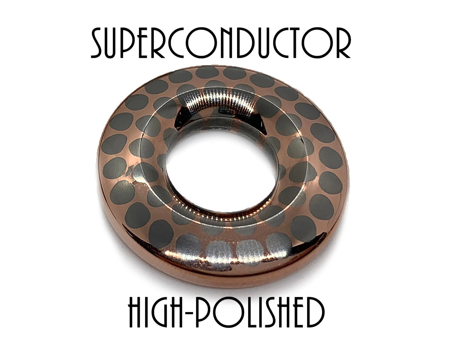 Polished Superconductor lanyard bead Paracord bead Dog tag