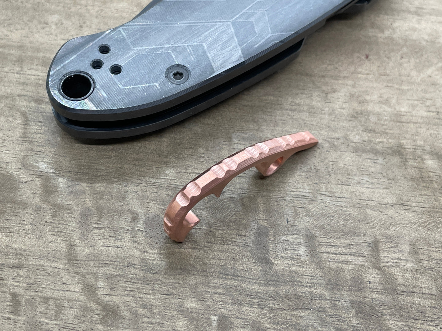 Copper Gear BACKSPACER for Spyderco PARA 3 MetonBoss