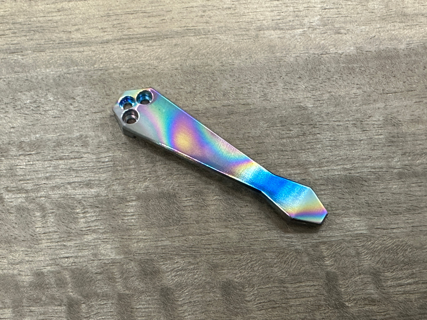 OIL Slick Dmd Titanium CLIP for most Spyderco models