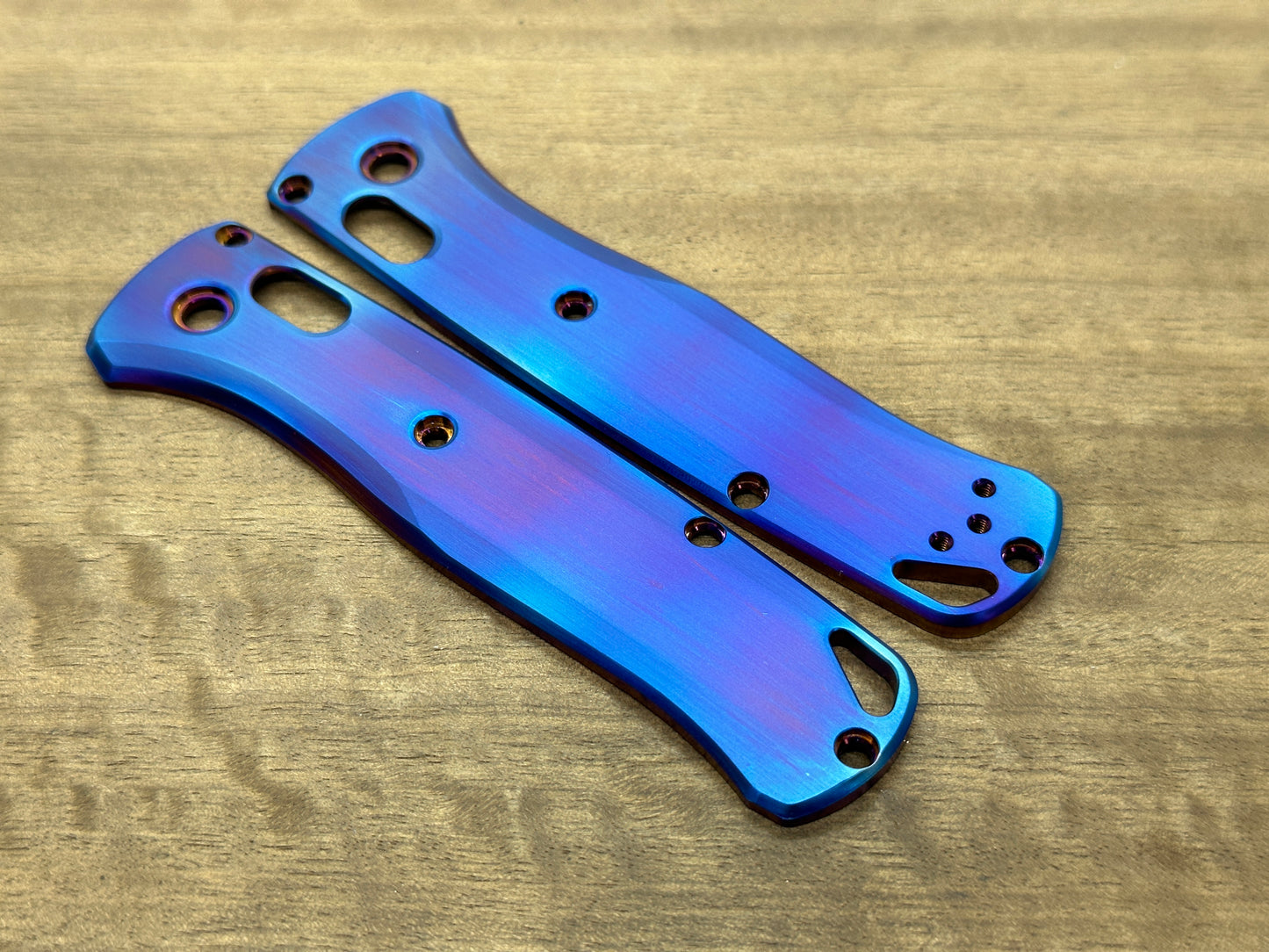 Flamed Titanium Scales for Benchmade Bugout 535