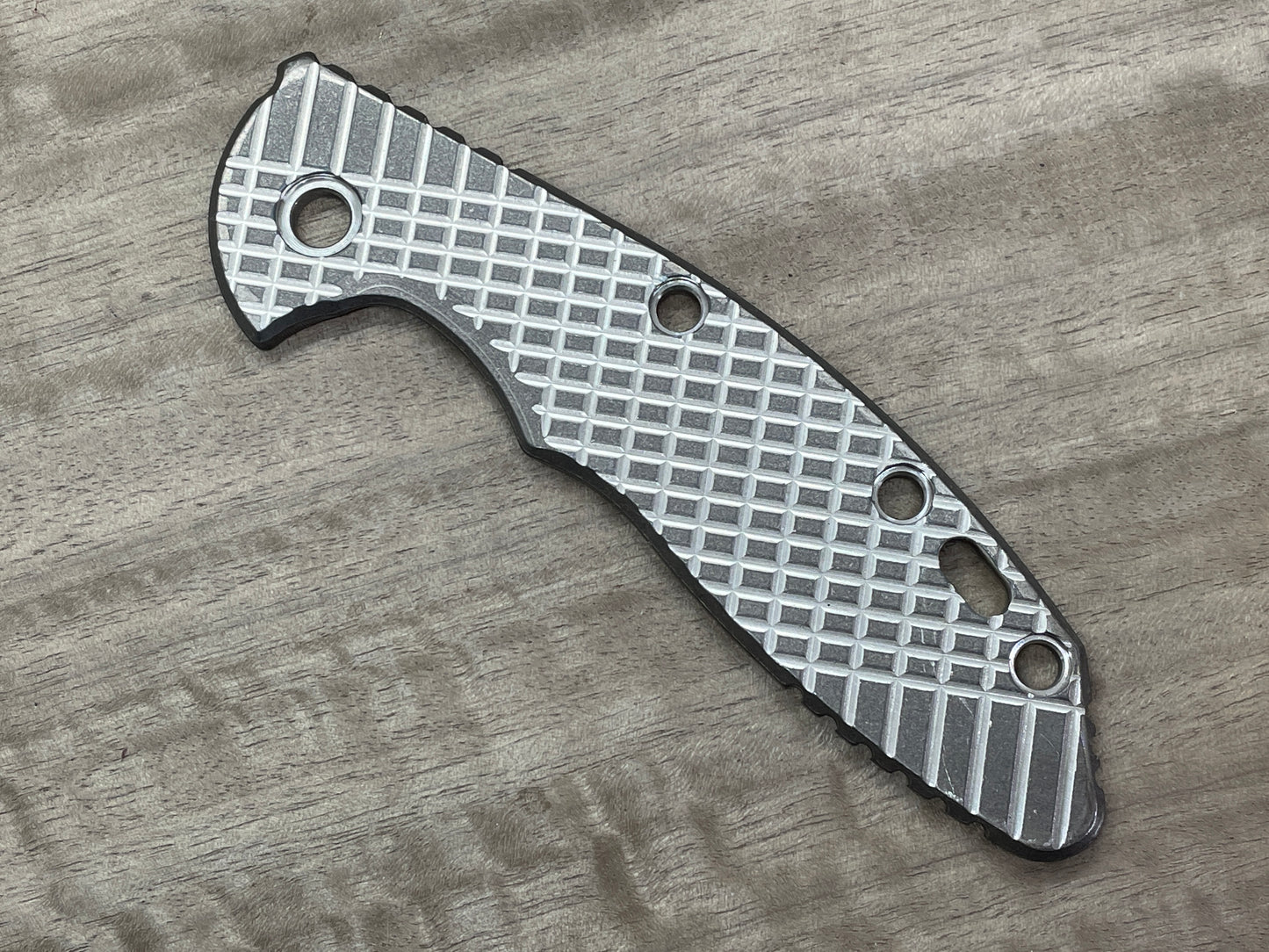 Battleworn FRAG Cnc milled Titanium scale for XM-18 3.5 HINDERER