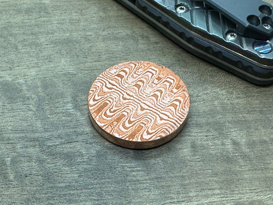 3 Sizes RIPPLE engraved Copper Worry Coin