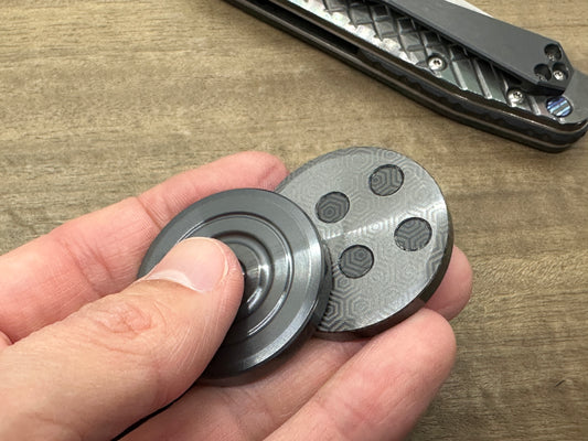 ORBITER Machined Zirconium Parallel position Magnets Haptic Coins Fidget