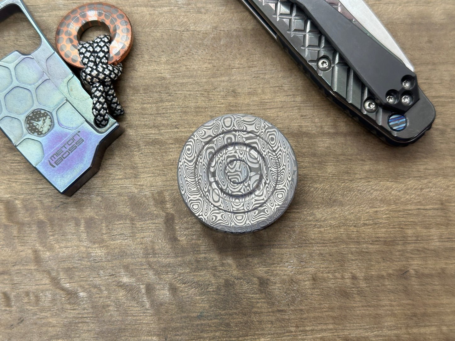 ORBITER Dama LADDER Titanium Haptic Coins Slider Fidget