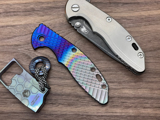Flamed FRAG machined Titanium scale for XM-18 3.5 Hinderer