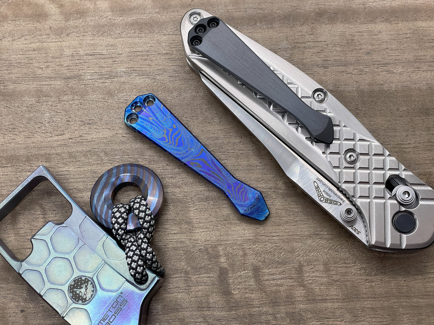 Dama FISH Flamed Dmd Titanium CLIP for most Benchmade models