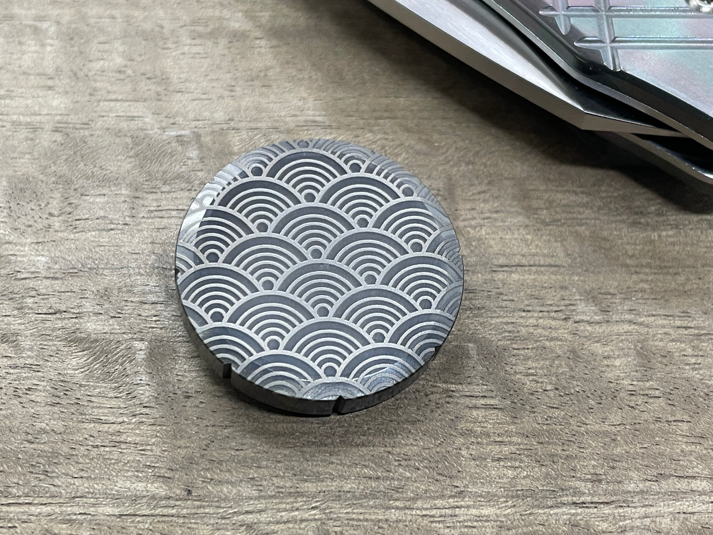 SEIGAIHA Zirconium Spinning Worry Coin Spinning Top