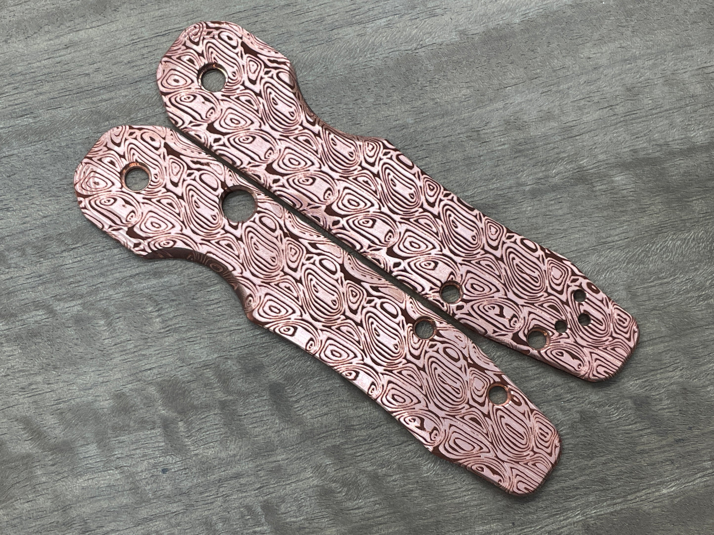 Dama AEGR Copper Scales for Spyderco SMOCK