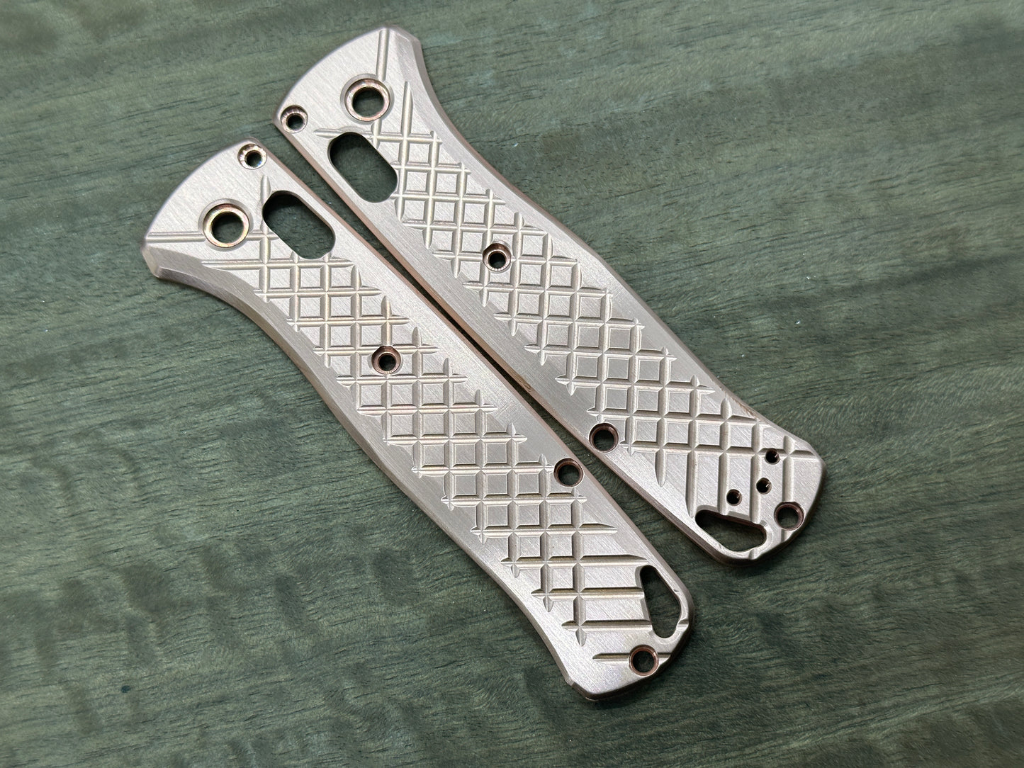 Copper FRAG Cnc milled Scales for Benchmade Bugout 535