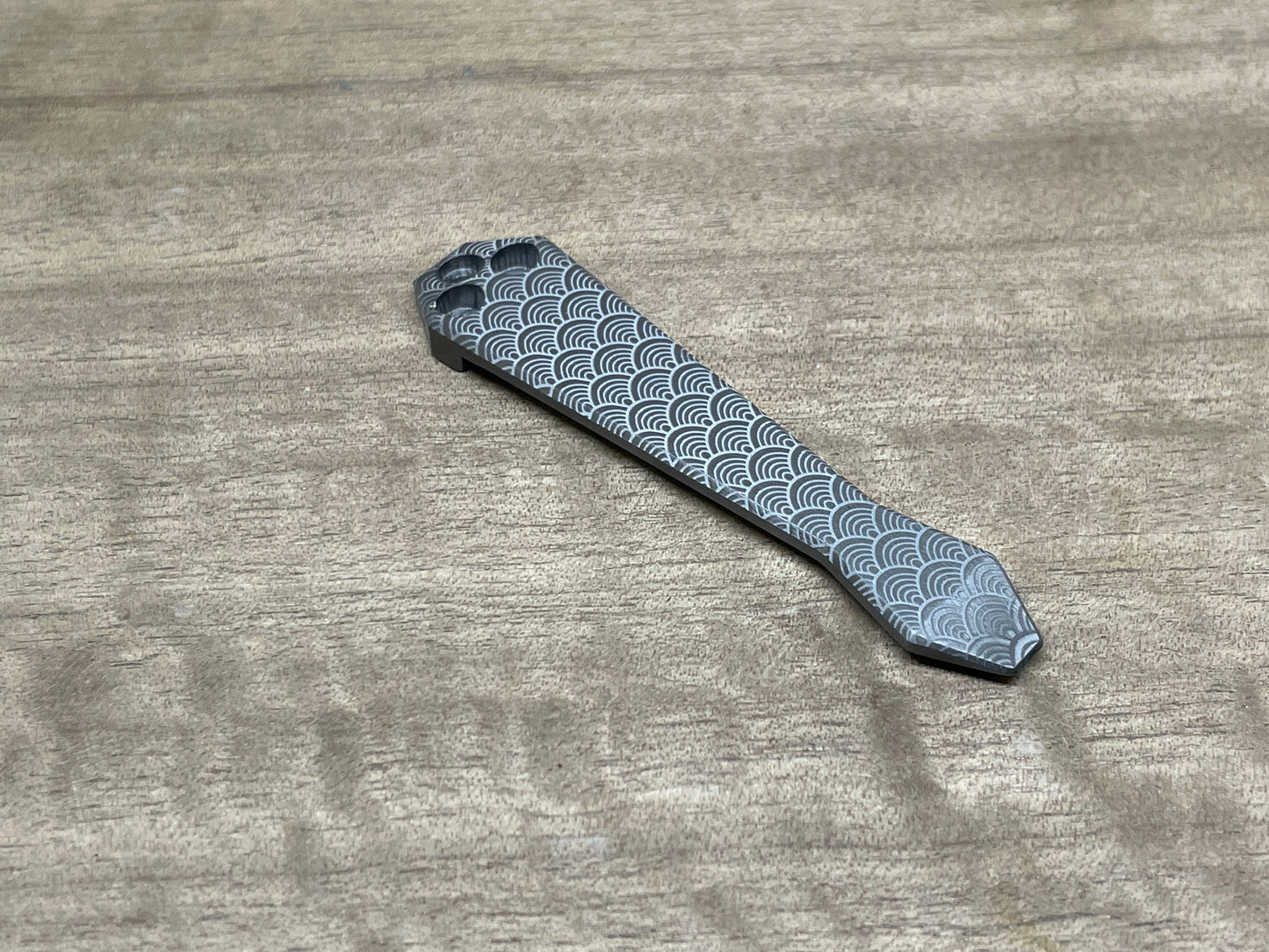 Black Zirconium SEIGAIHA Dmd CLIP for most Spyderco models