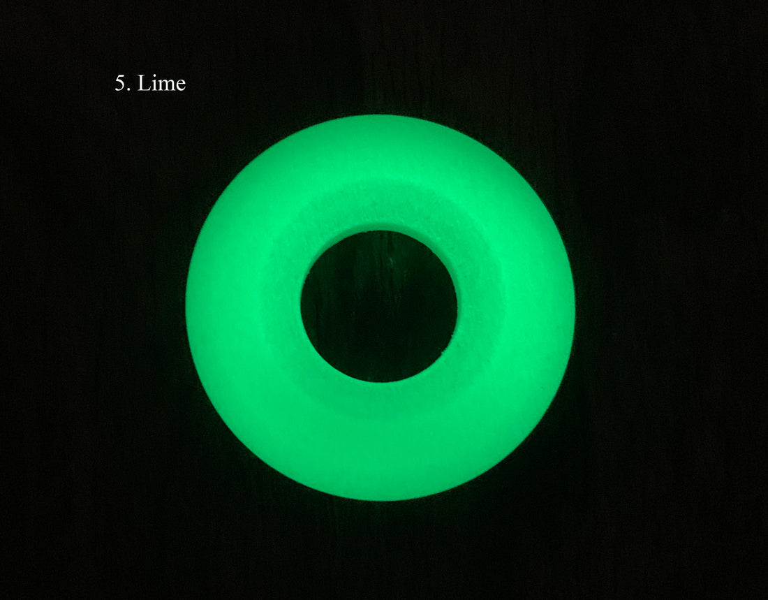 TurboGlow in the Dark Lanyard Bead keychain