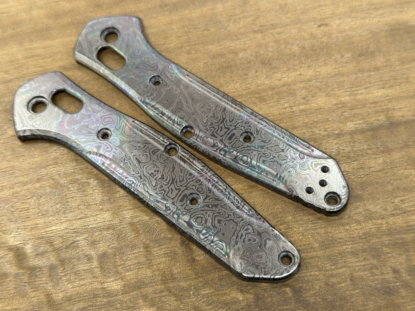 Oil-Slick ALIEN Zirconium Scales for Benchmade 940 Osborne