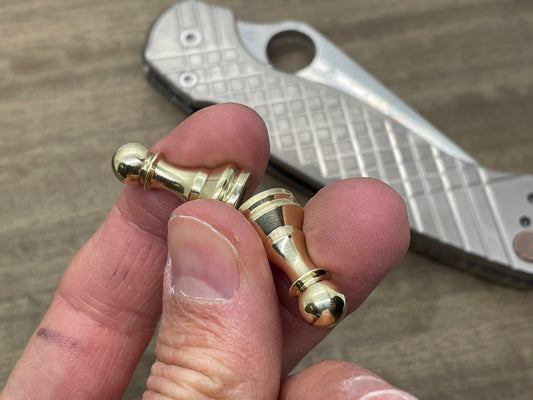 Polished Brass Haptic-PAWN Haptic Slider Chess Pawn fidget Fridge magnet