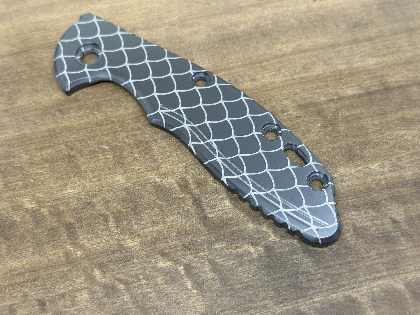 DRAGONSKIN engraved Black Zirconium scale for XM-18 3.5 HINDERER