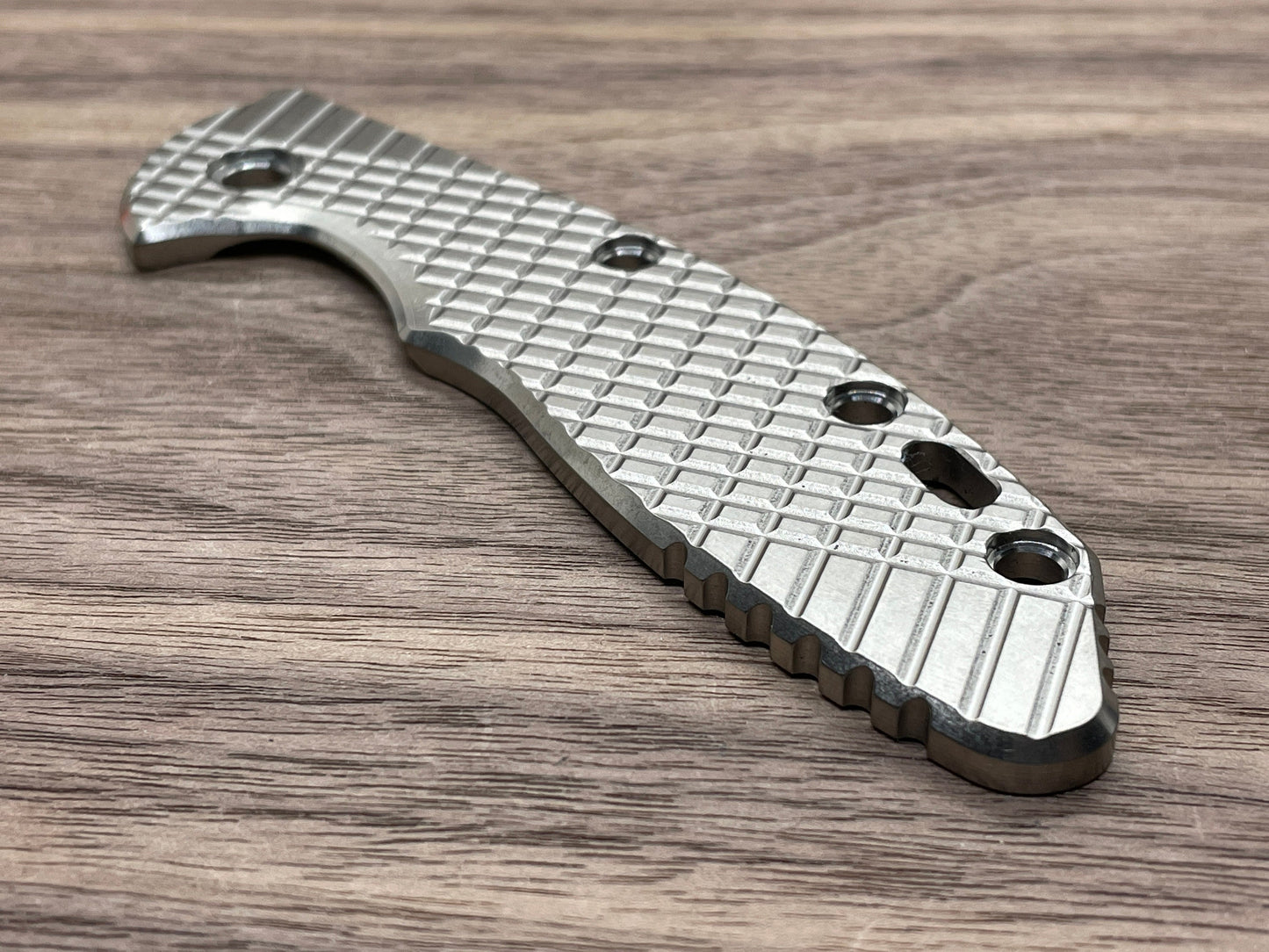 Stone Washed FRAG Cnc milled Titanium scale for XM-18 3.5 HINDERER