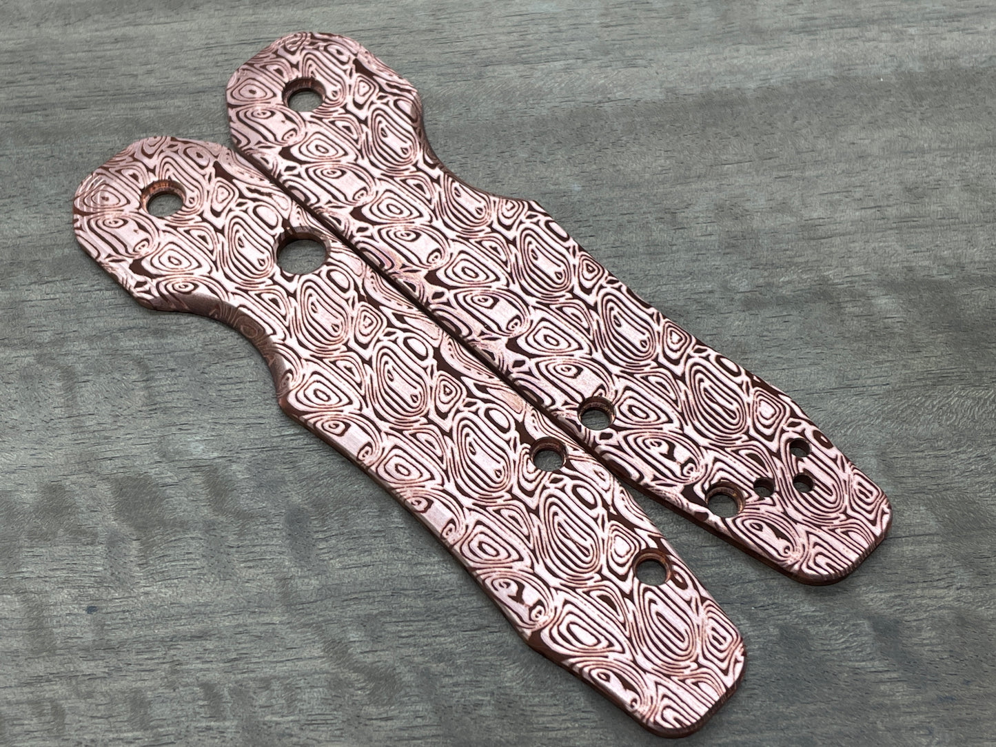 Dama AEGR Copper Scales for Spyderco SMOCK