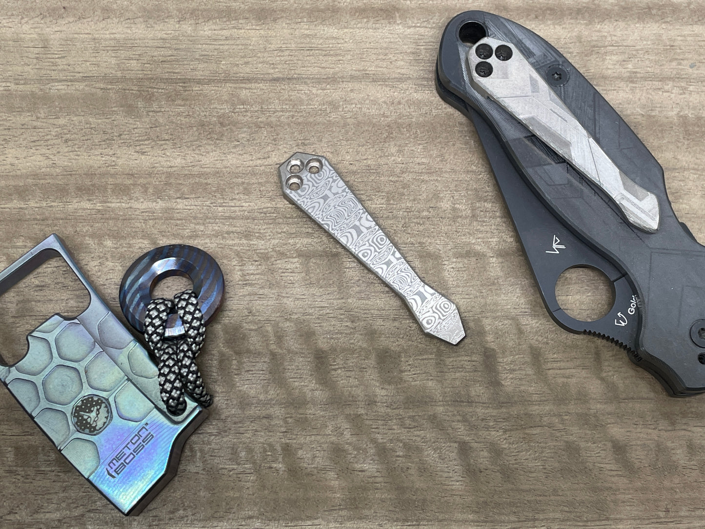 Dama LADDER Dmd Titanium CLIP for most Spyderco models