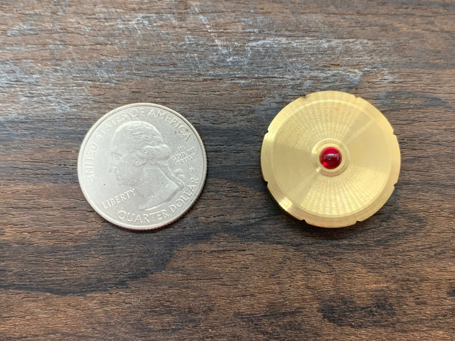 Brass Spinning Worry Coin Spinning Top